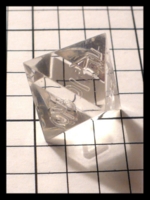 Dice : Dice - DM Collection - Armory 1st Generation Transparent Clear D8 - KC Trade Nov 2011